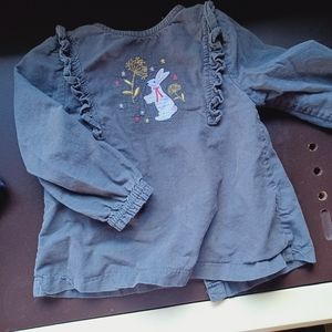 Baby Boden Corduroy embroidered blouse